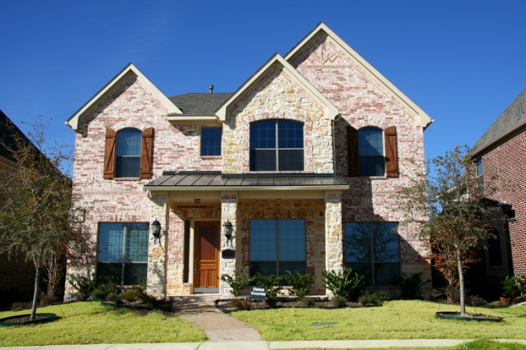 New Home with Trees